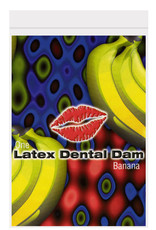 Top Cat International Latex Dental Dam - Banana