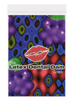 Top Cat International Latex Dental Dam - Grape