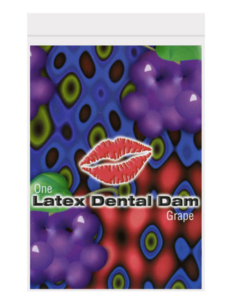 Top Cat International Latex Dental Dam - Grape