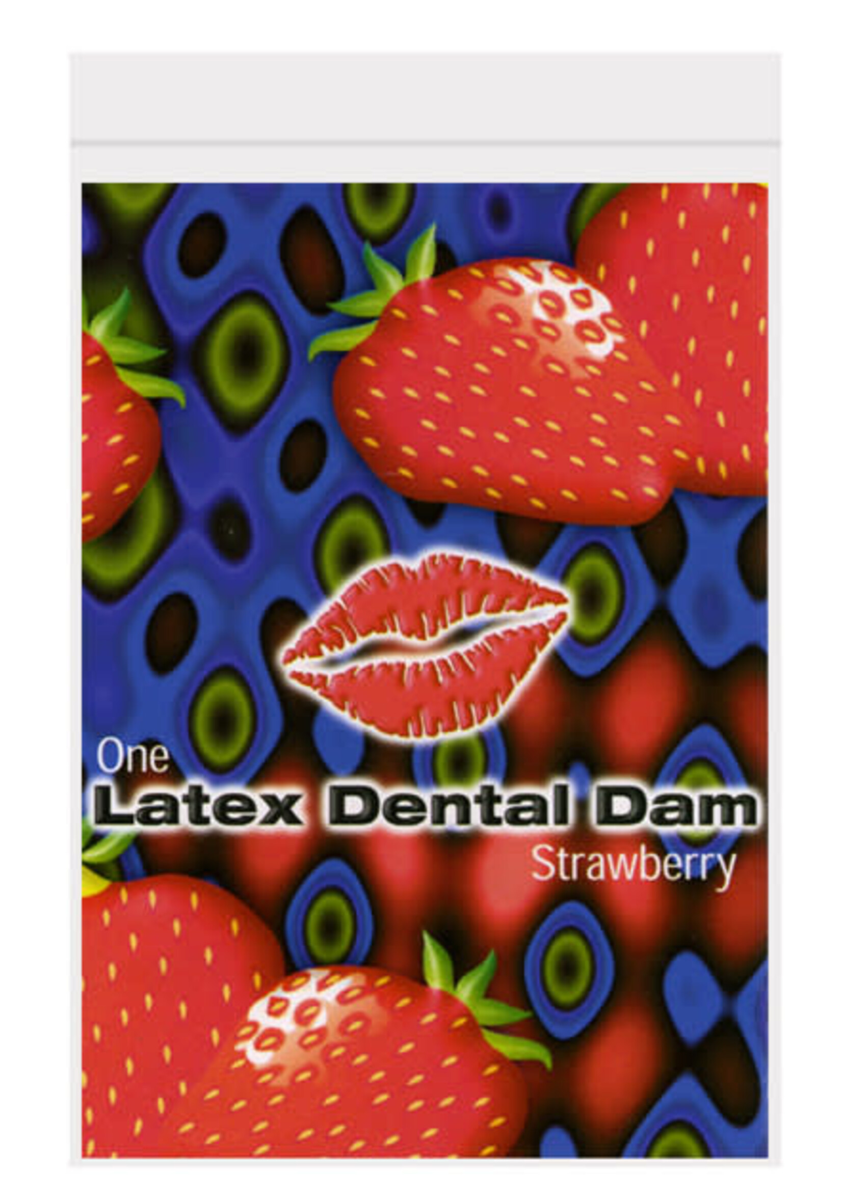 Top Cat International Latex Dental Dam - Strawberry