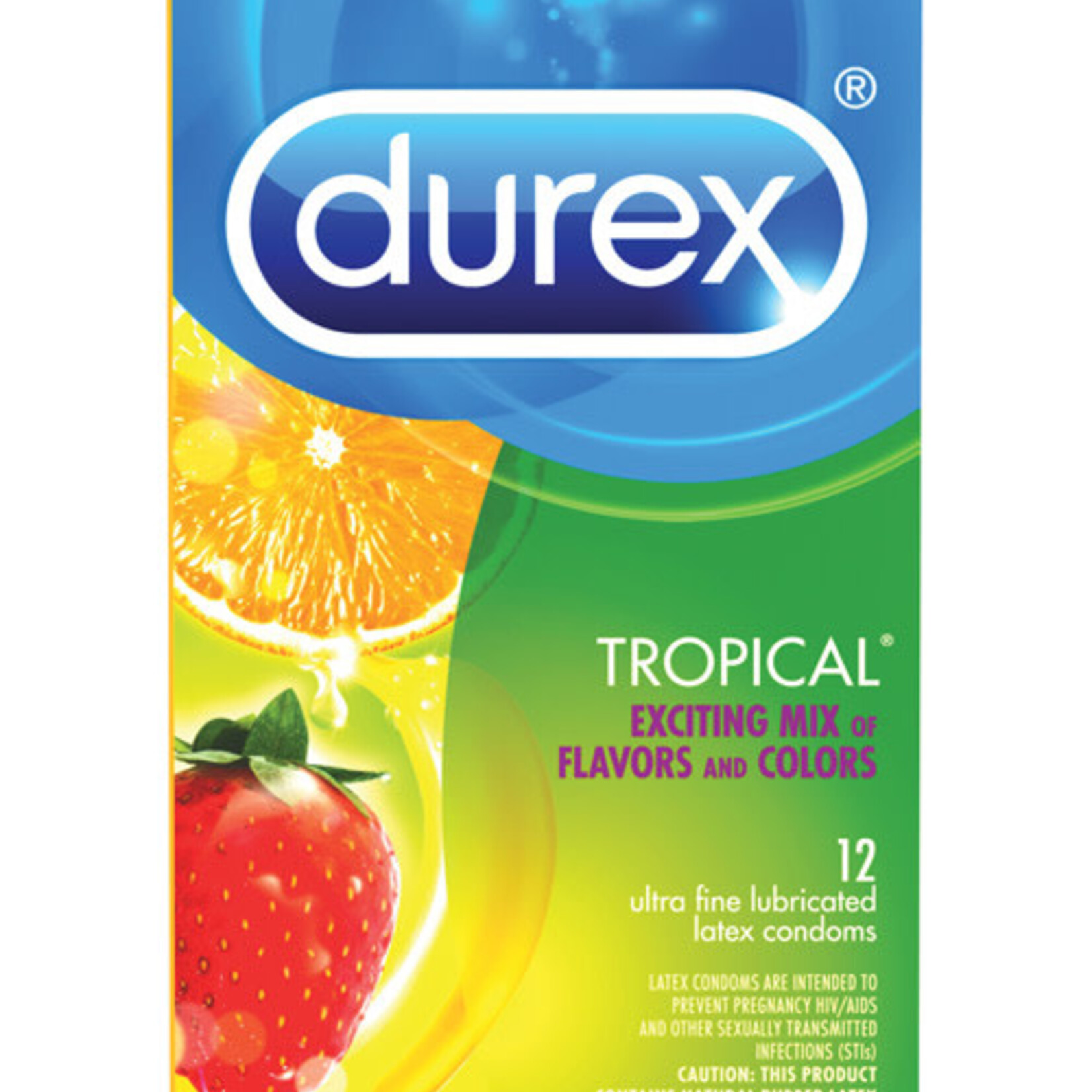 Durex Durex Tropical Flavors - 12 Pack