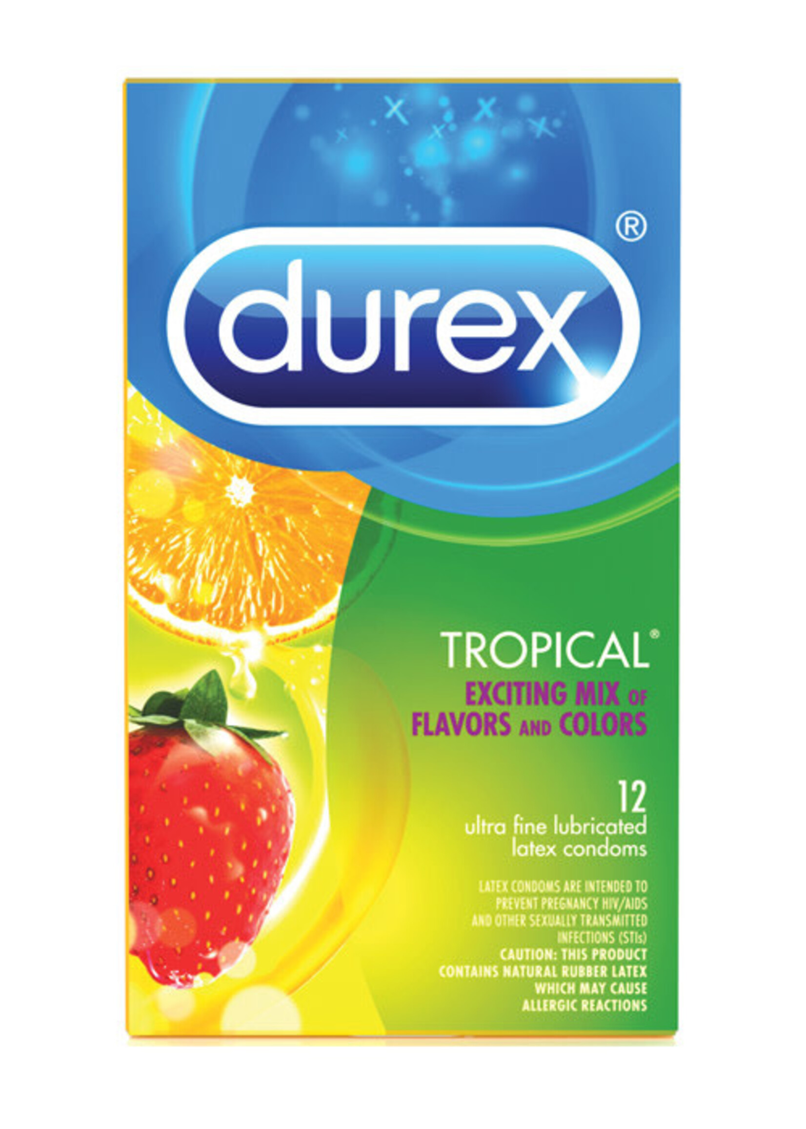 Durex Durex Tropical Flavors - 12 Pack