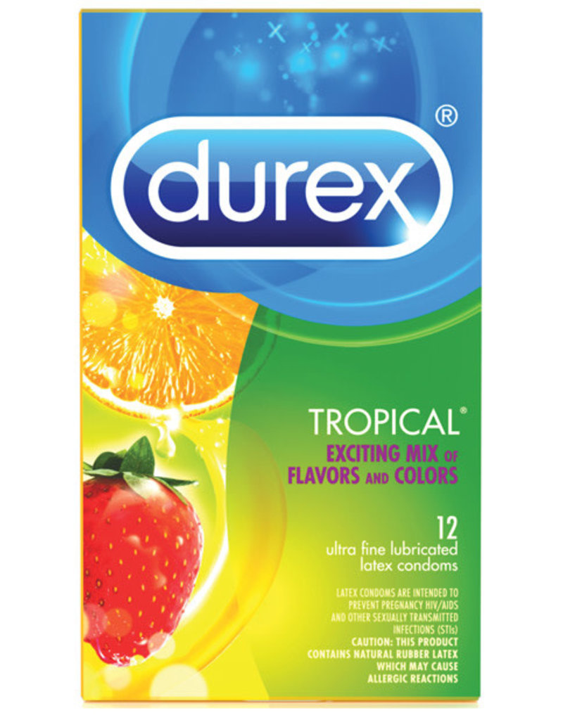 Durex Durex Tropical Flavors - 12 Pack