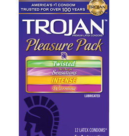 Trojan Condoms Trojan Pleasure Pack Condoms - Box of 12