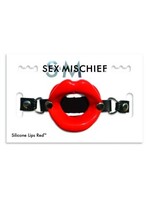Sportsheets Sex and Mischief Silicone Lips - Red