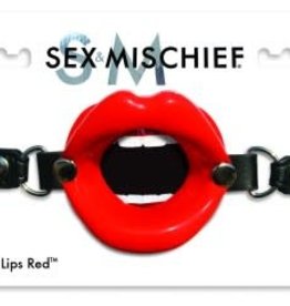 Sportsheets Sex and Mischief Silicone Lips - Red