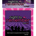 SASSI GIRL Night to Remember Standard 6.5" Napkins - Pack of 10