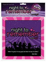 SASSI GIRL Night to Remember Standard 6.5" Napkins - Pack of 10