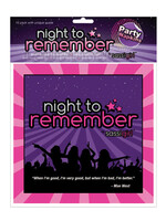 SASSI GIRL Night to Remember Standard 6.5" Napkins - Pack of 10