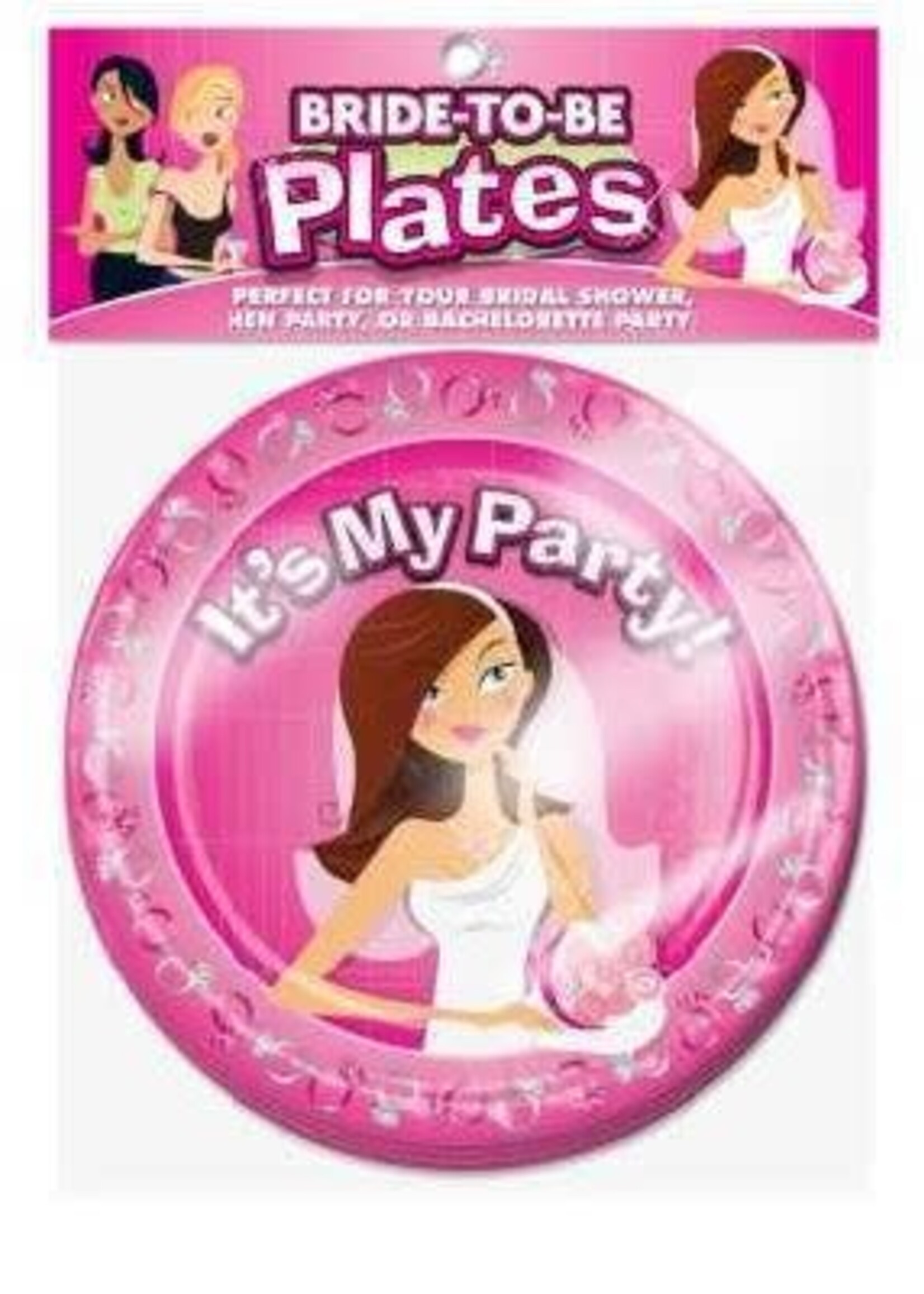 Allure Lingerie Bride-To-Be Plates - 10 Count