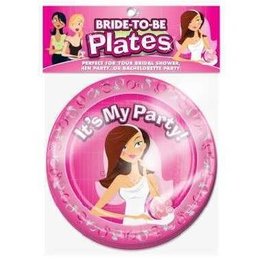 Allure Lingerie Bride-To-Be Plates - 10 Count