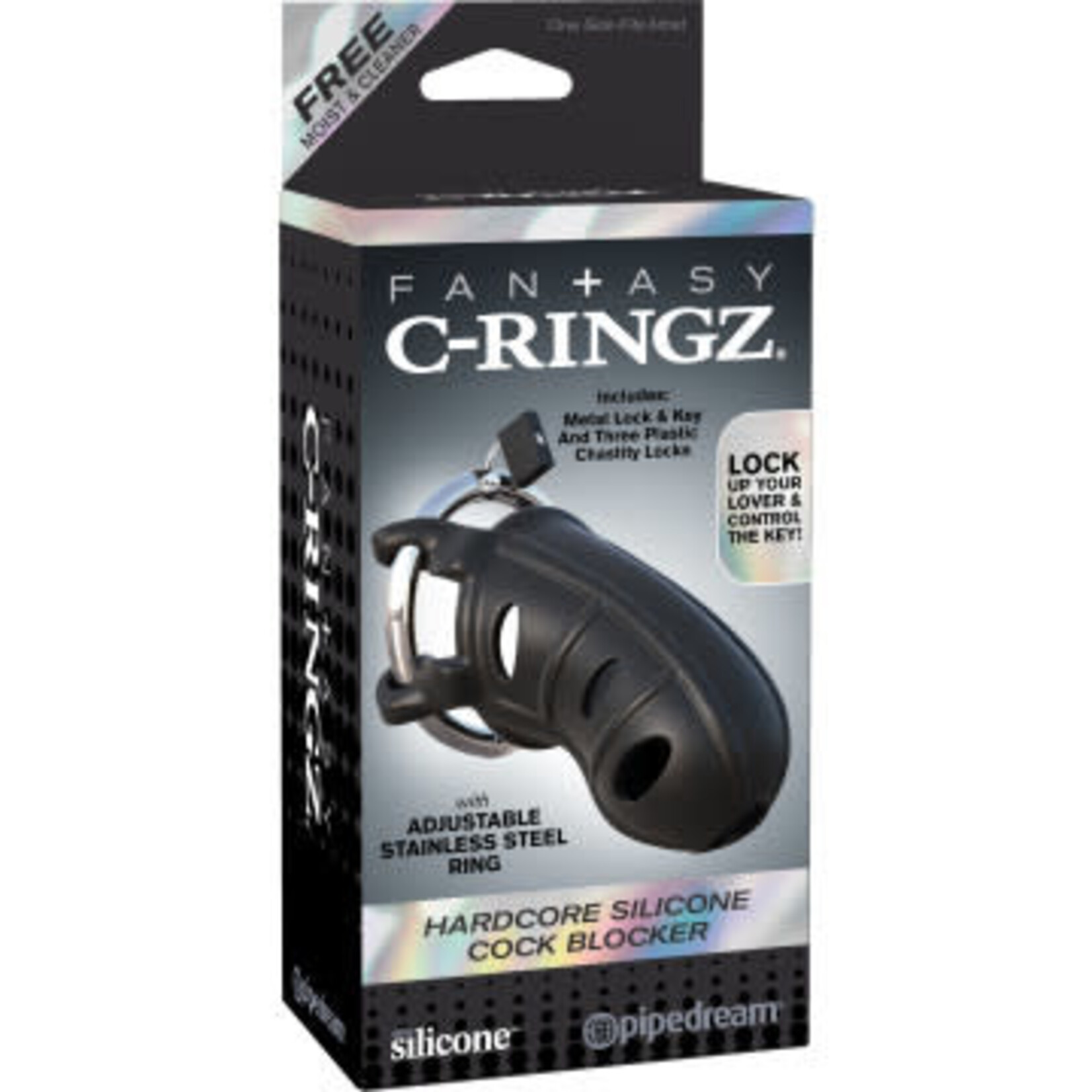 Pipedream Fantasy C-Ringz Hardcore Silicone Cock Blocker