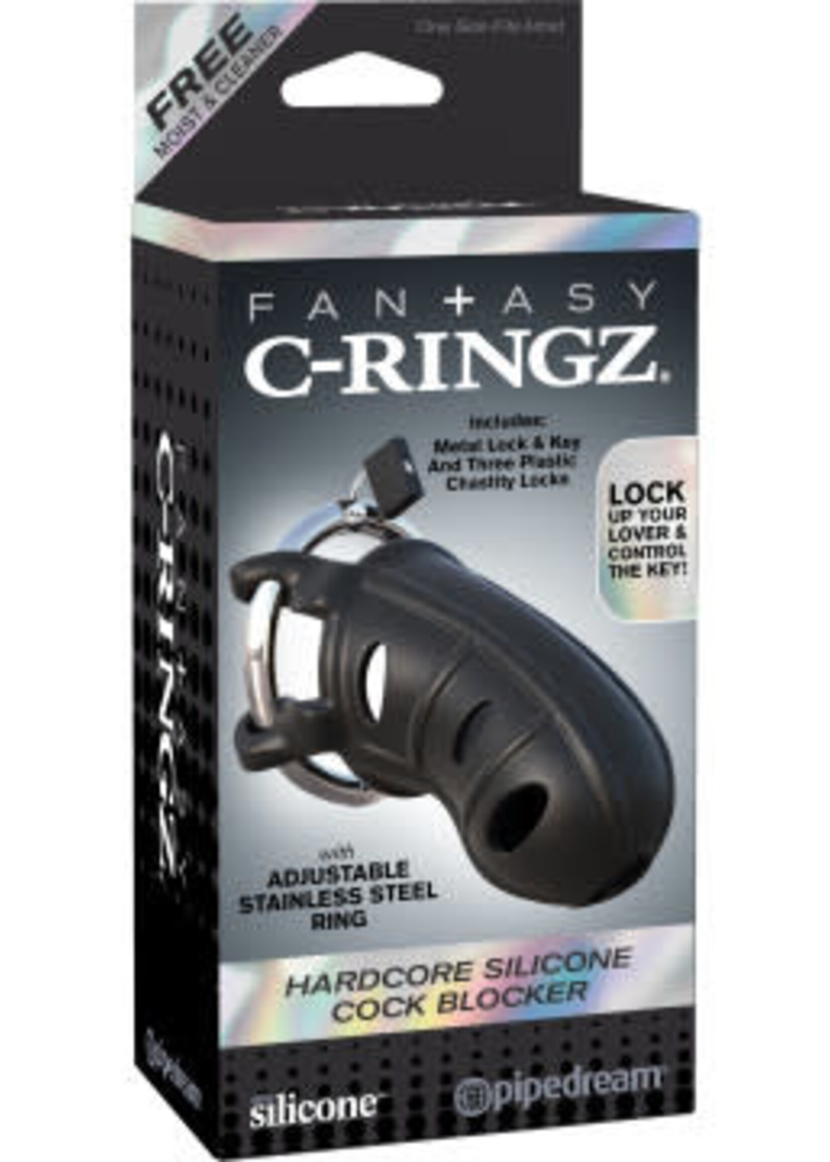 Pipedream Fantasy C-Ringz Hardcore Silicone Cock Blocker