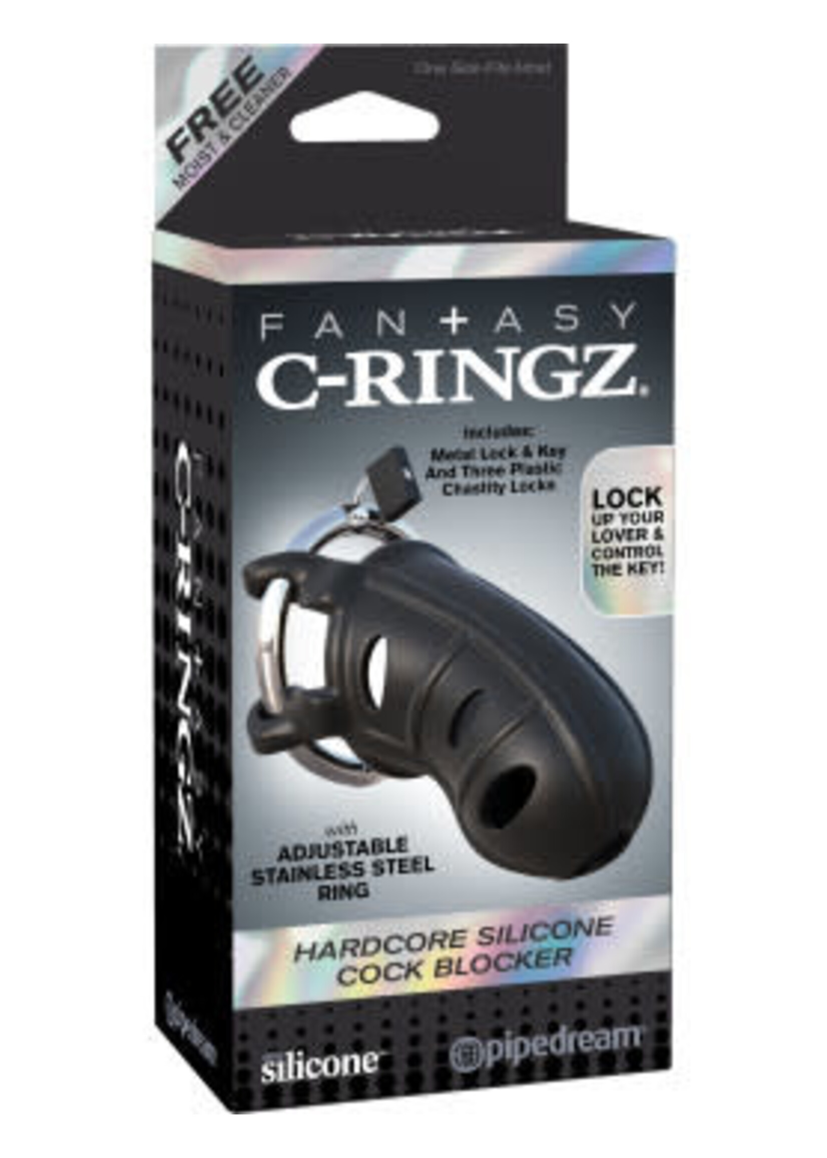 Pipedream Fantasy C-Ringz Hardcore Silicone Cock Blocker