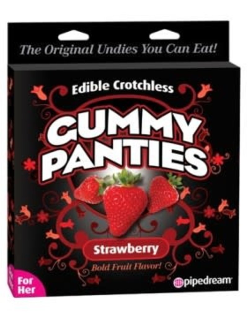 Pipedream Gummy Panties Strawberry For Her Spankys Adult Emporium 