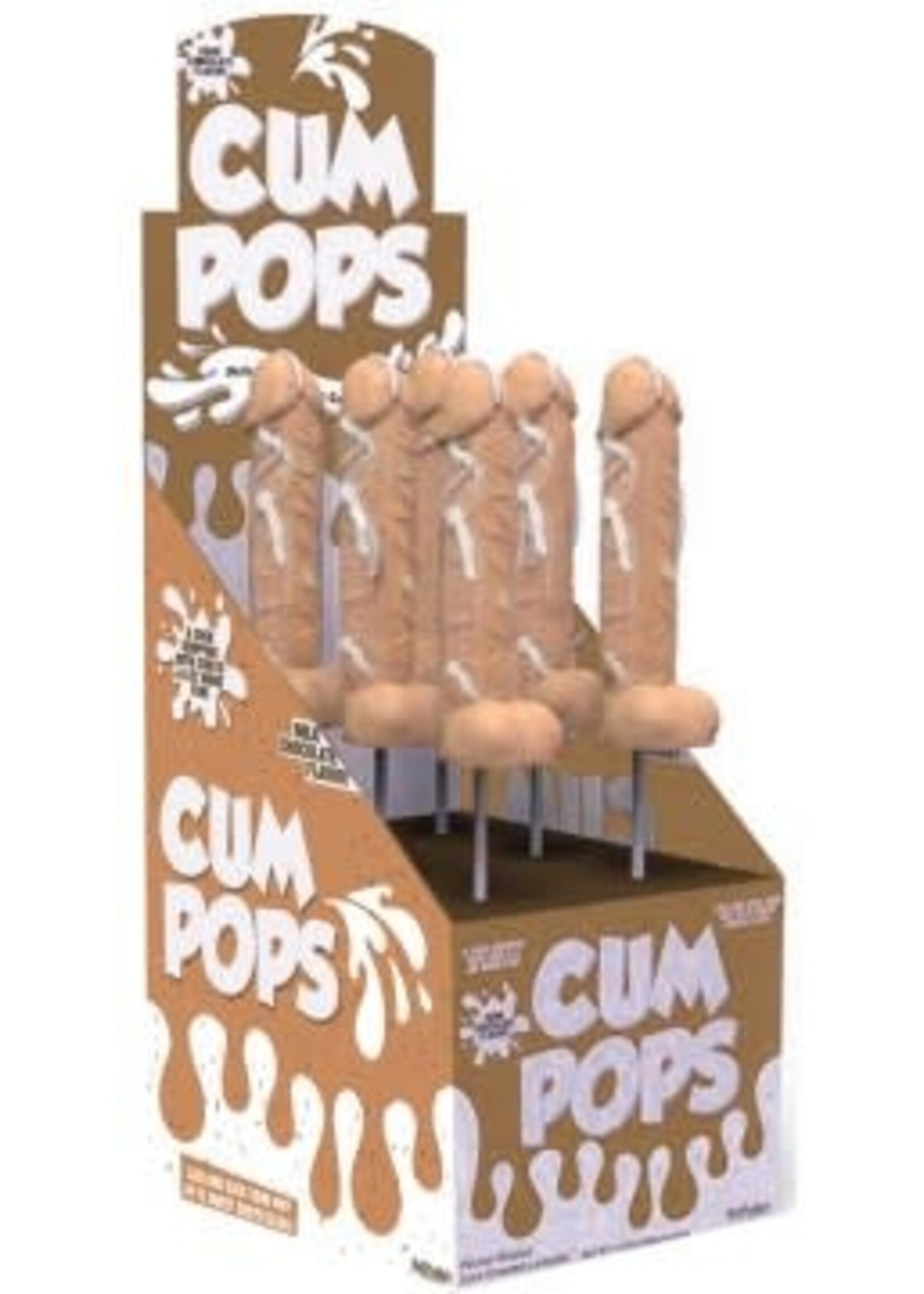 HOTT PRODUCTS Cum Cock Pops - Milk Chocolate