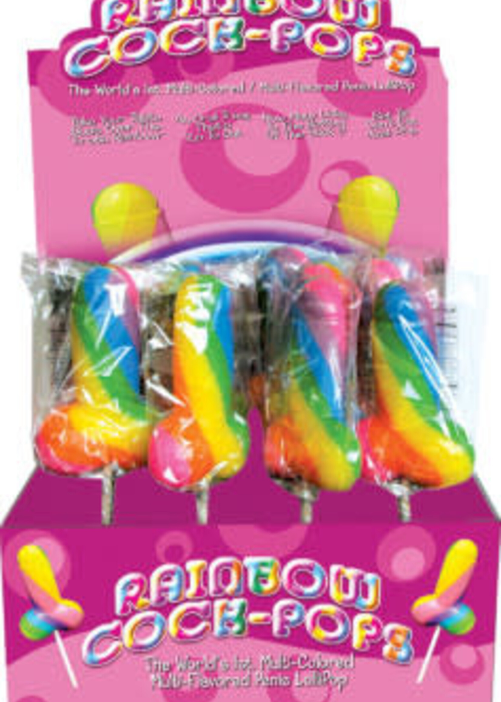 HOTT PRODUCTS Rainbow Cock-Pop - Single