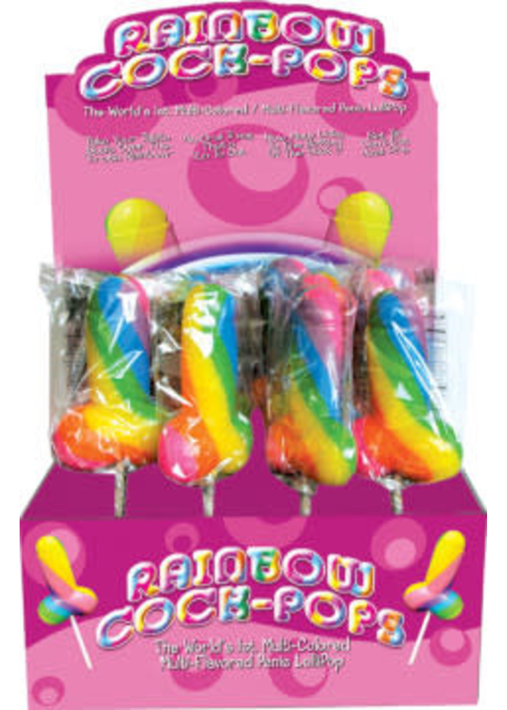 HOTT PRODUCTS Rainbow Cock-Pop - Single