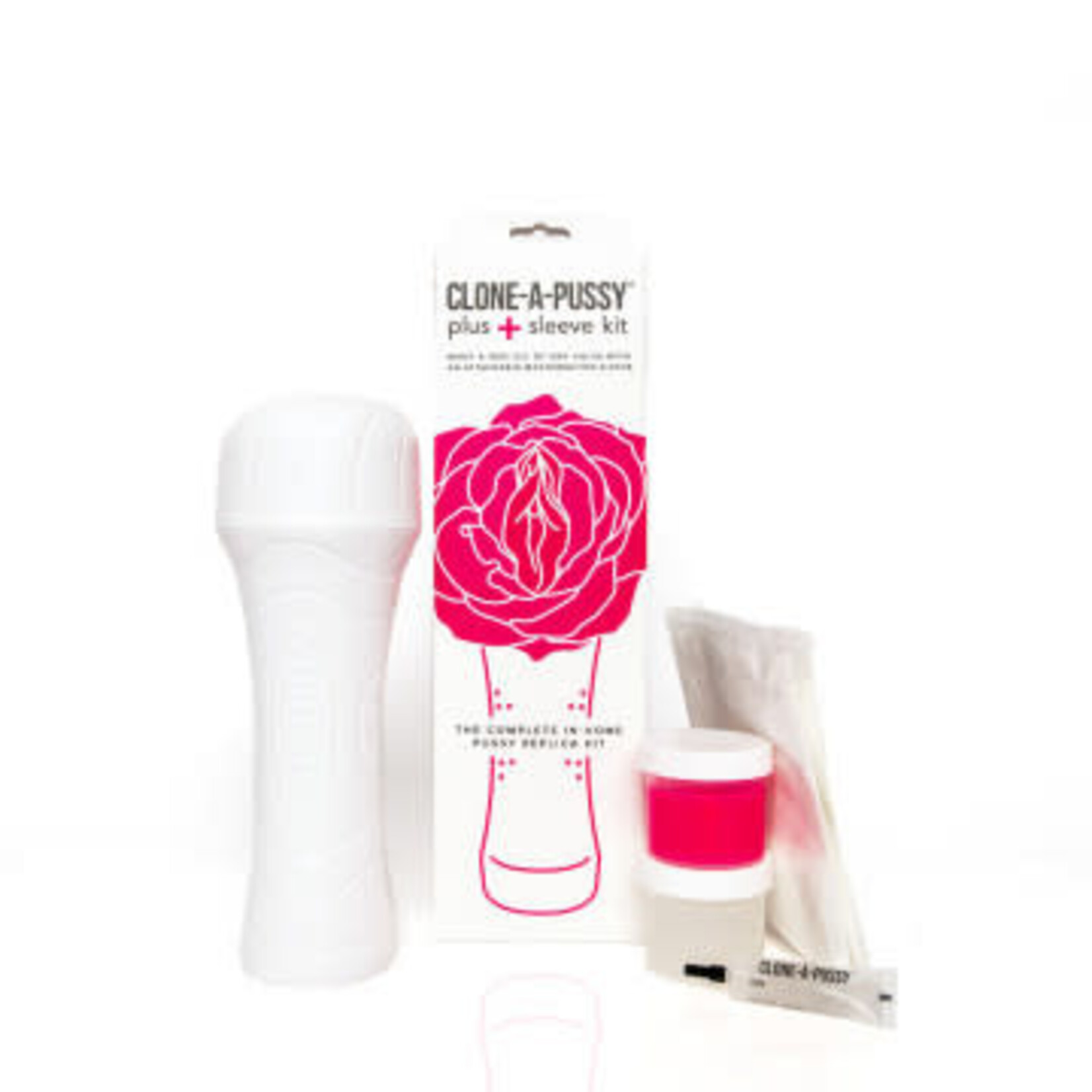 Clone-A-Willy Clone a Pussy Plus Sleeve Kit - Hot Pink