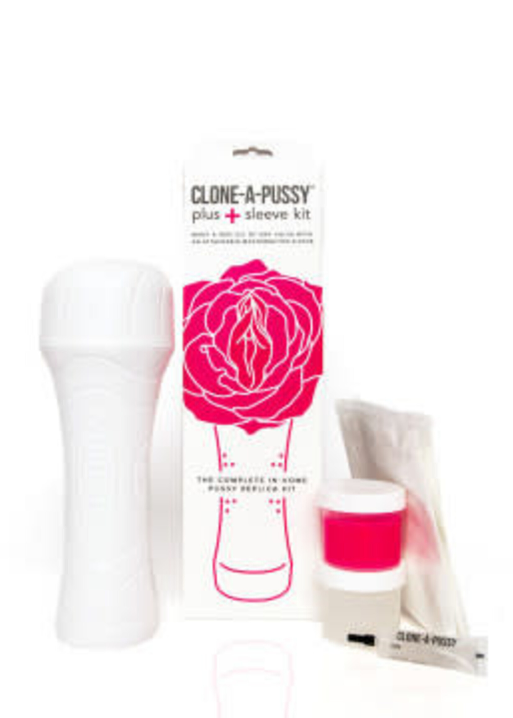 Clone-A-Willy Clone a Pussy Plus Sleeve Kit - Hot Pink