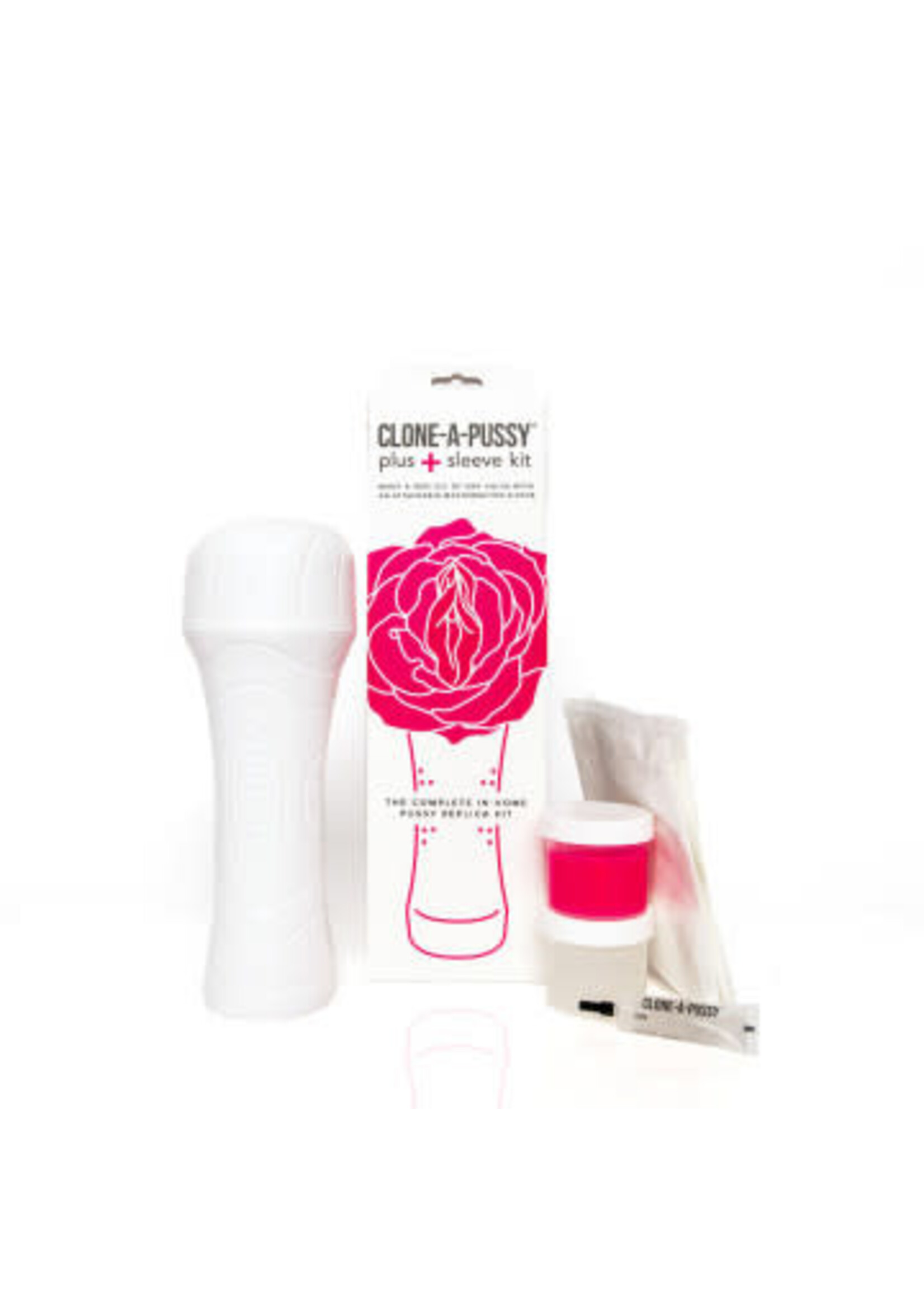 Clone-A-Willy Clone a Pussy Plus Sleeve Kit - Hot Pink