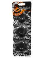 Oxballs Ringer Cockring 3 Pack - Small - Black