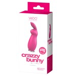 VeDO Crazzy Bunny Rechargeable Bullet - Pretty in Pink