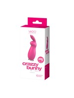VeDO Crazzy Bunny Rechargeable Bullet - Pretty in Pink