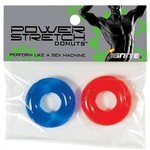 SI Novelties Power Stretch Donuts - 2 Pack - Red and Blue