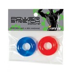 SI Novelties Power Stretch Donuts - 2 Pack - Red and Blue