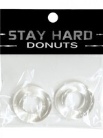SI Novelties Stay Hard Donuts - 2 Pack - Clear