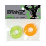 SI Novelties Power Stretch Donuts - 2 Pack - Orange and Green