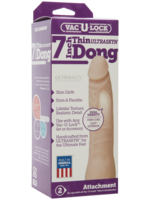 Doc Johnson Vac-U-Lock 7-Inch Ultraskyn Thin Dong - Vanilla