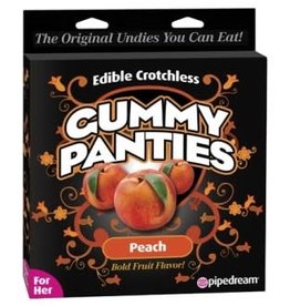 Pipedream Gummy Panties - Peach