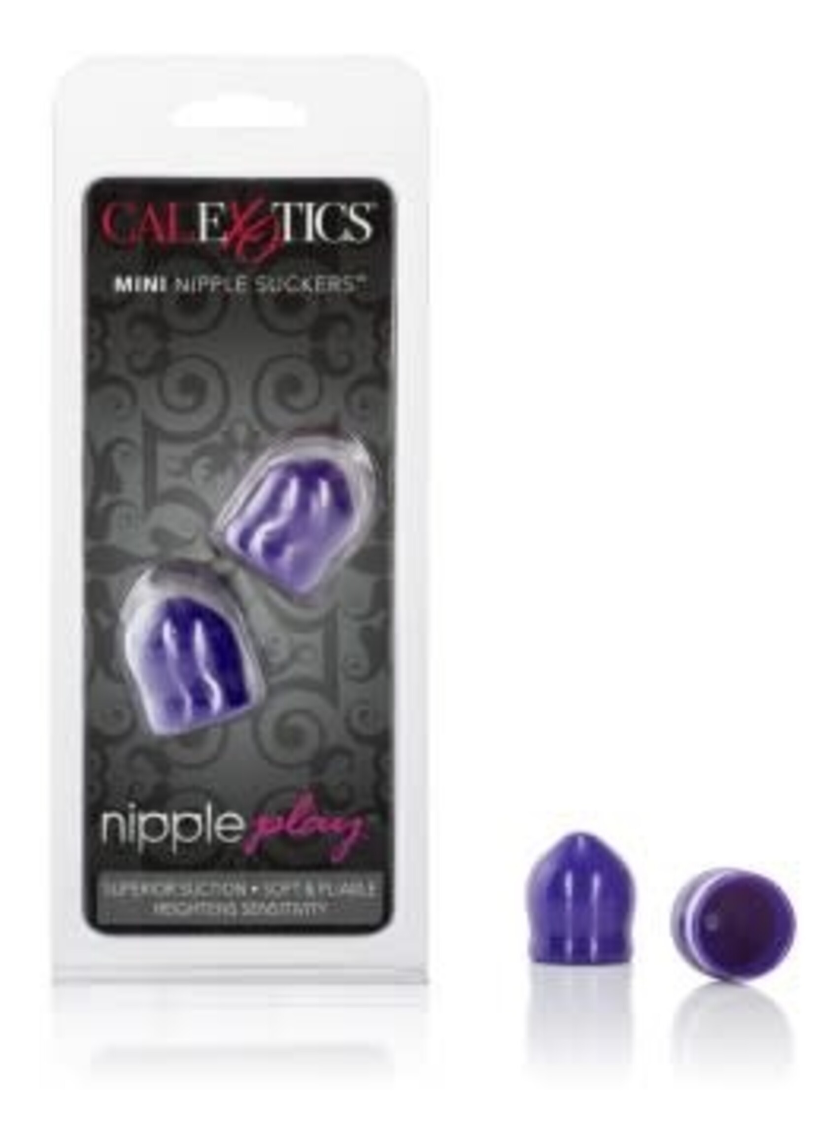 California Exotic Novelties Nipple Play Mini Nipple Suckers - Purple
