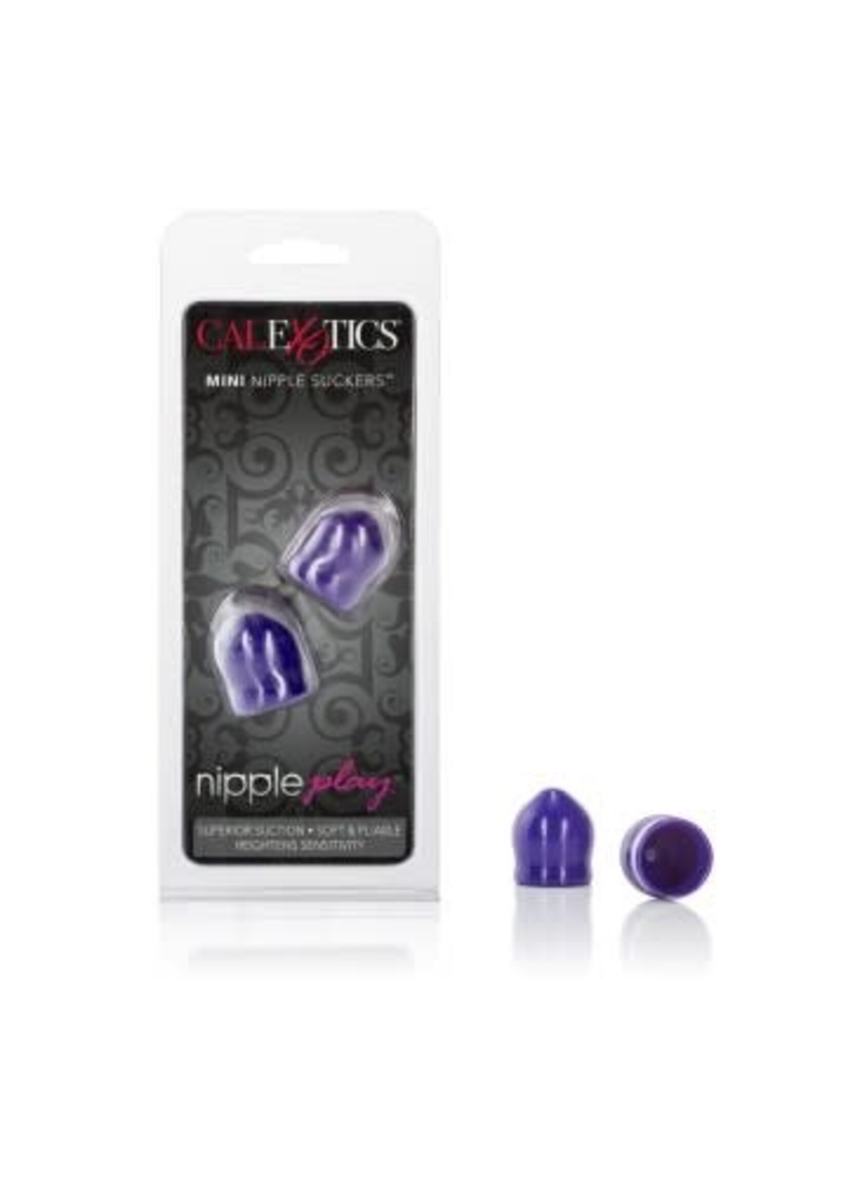 California Exotic Novelties Nipple Play Mini Nipple Suckers - Purple