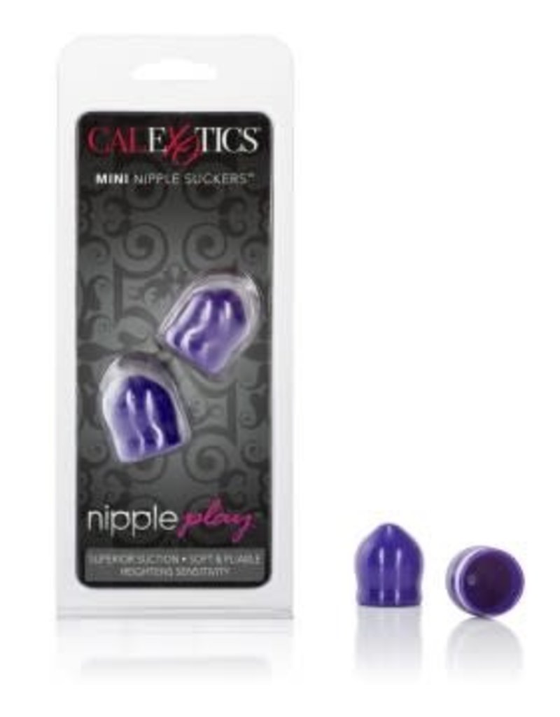 California Exotic Novelties Nipple Play Mini Nipple Suckers - Purple