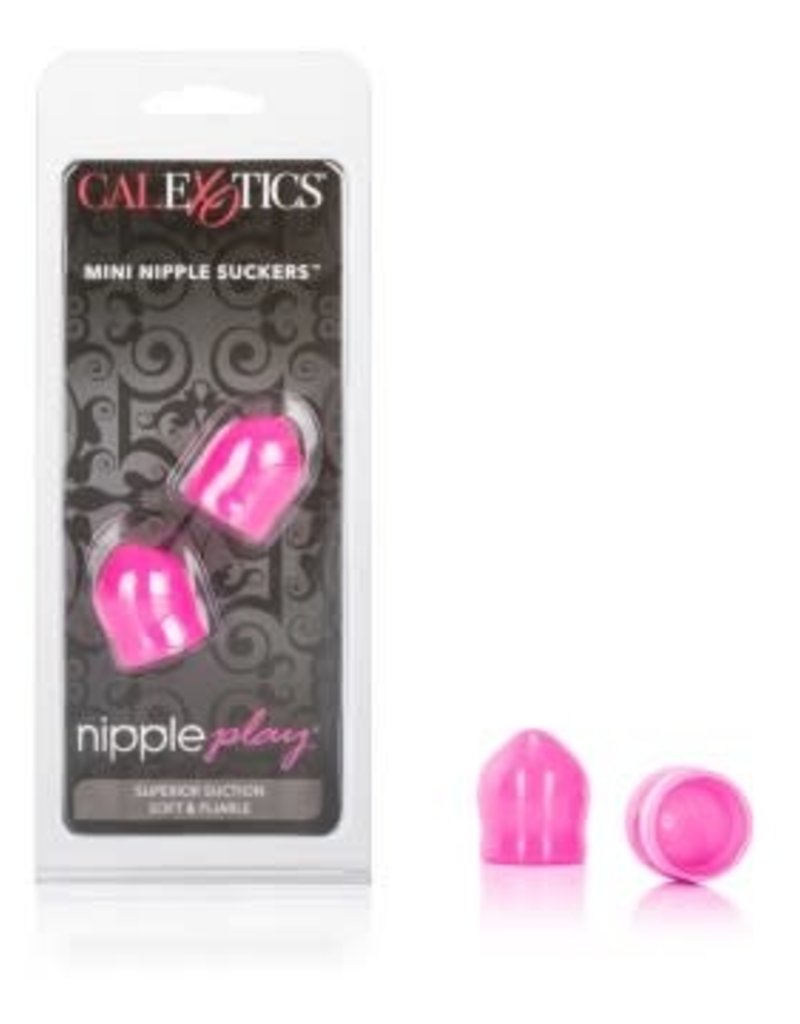 California Exotic Novelties Nipple Play Mini Nipple Suckers - Pink