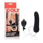 California Exotic Novelties Colt Hefty Probe Inflantatable Butt Plug - Black