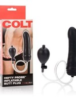 California Exotic Novelties Colt Hefty Probe Inflantatable Butt Plug - Black