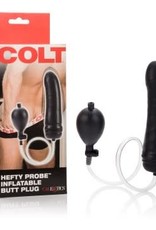 California Exotic Novelties Colt Hefty Probe Inflantatable Butt Plug - Black