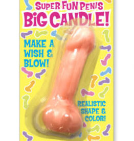 Little Genie Super Fun Big Penis Candle - Pink