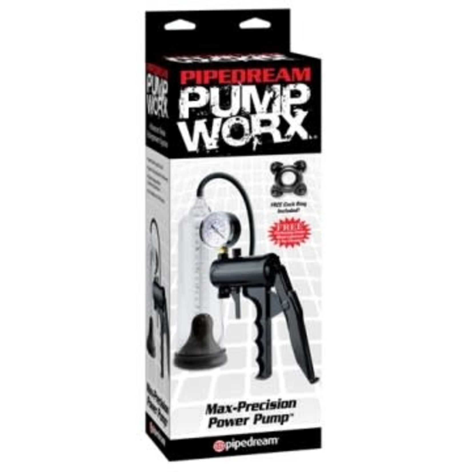 Pipedream Pump Worx Max-Precision Power Pump - Black