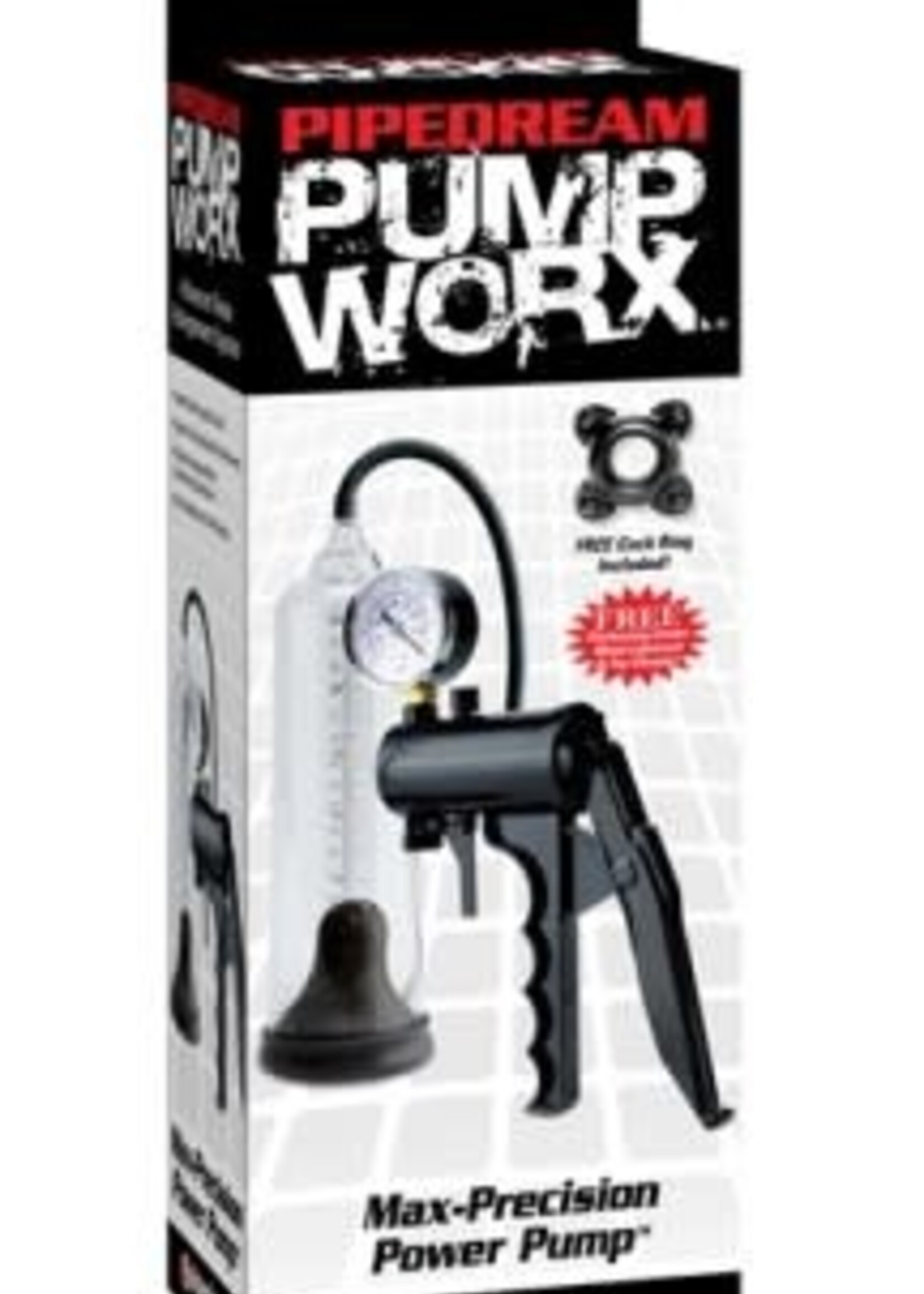 Pipedream Pump Worx Max-Precision Power Pump - Black
