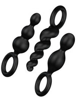 Satisfyer Satisfyer Plugs Set of 3 - Black