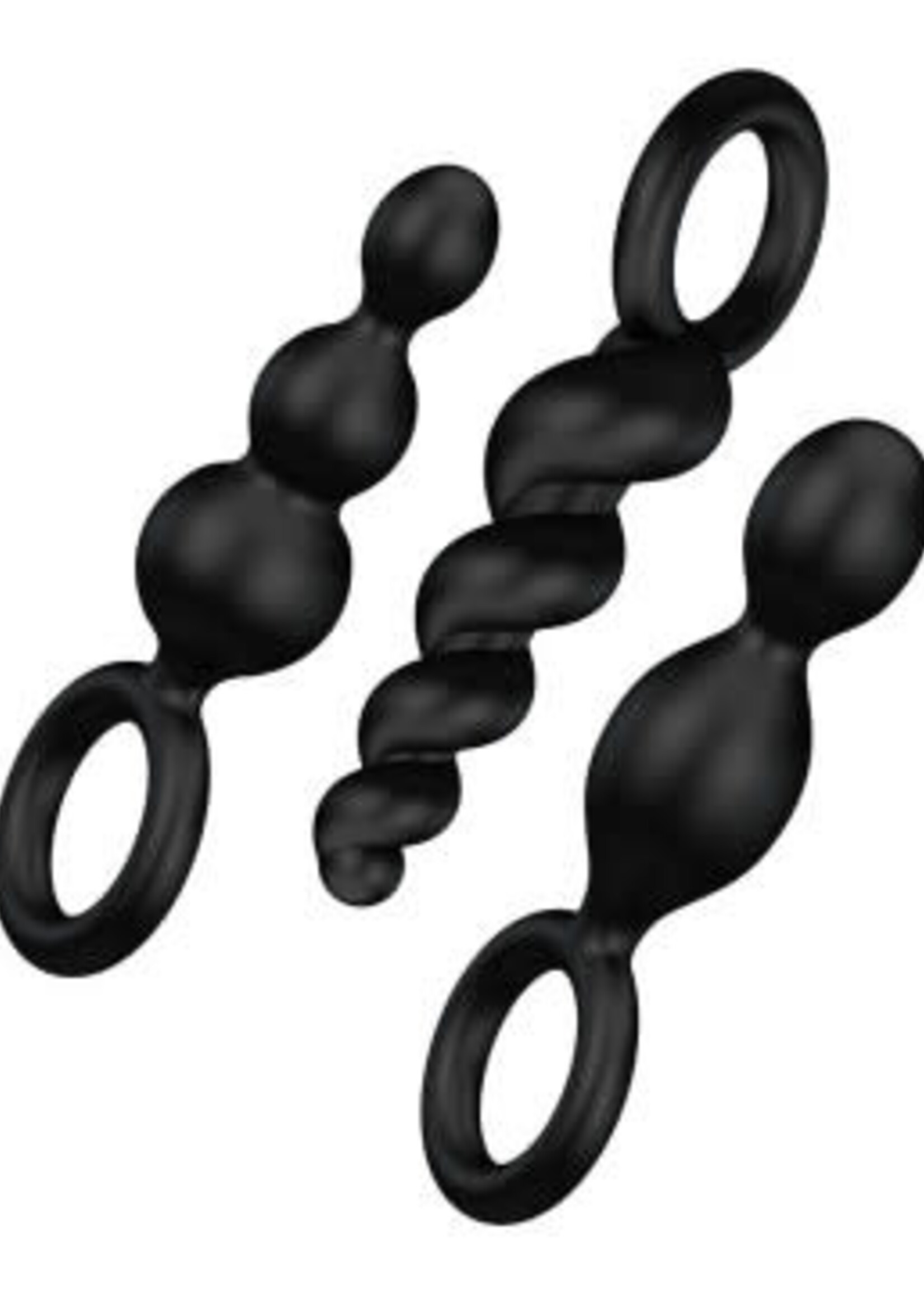 Satisfyer Satisfyer Plugs Set of 3 - Black