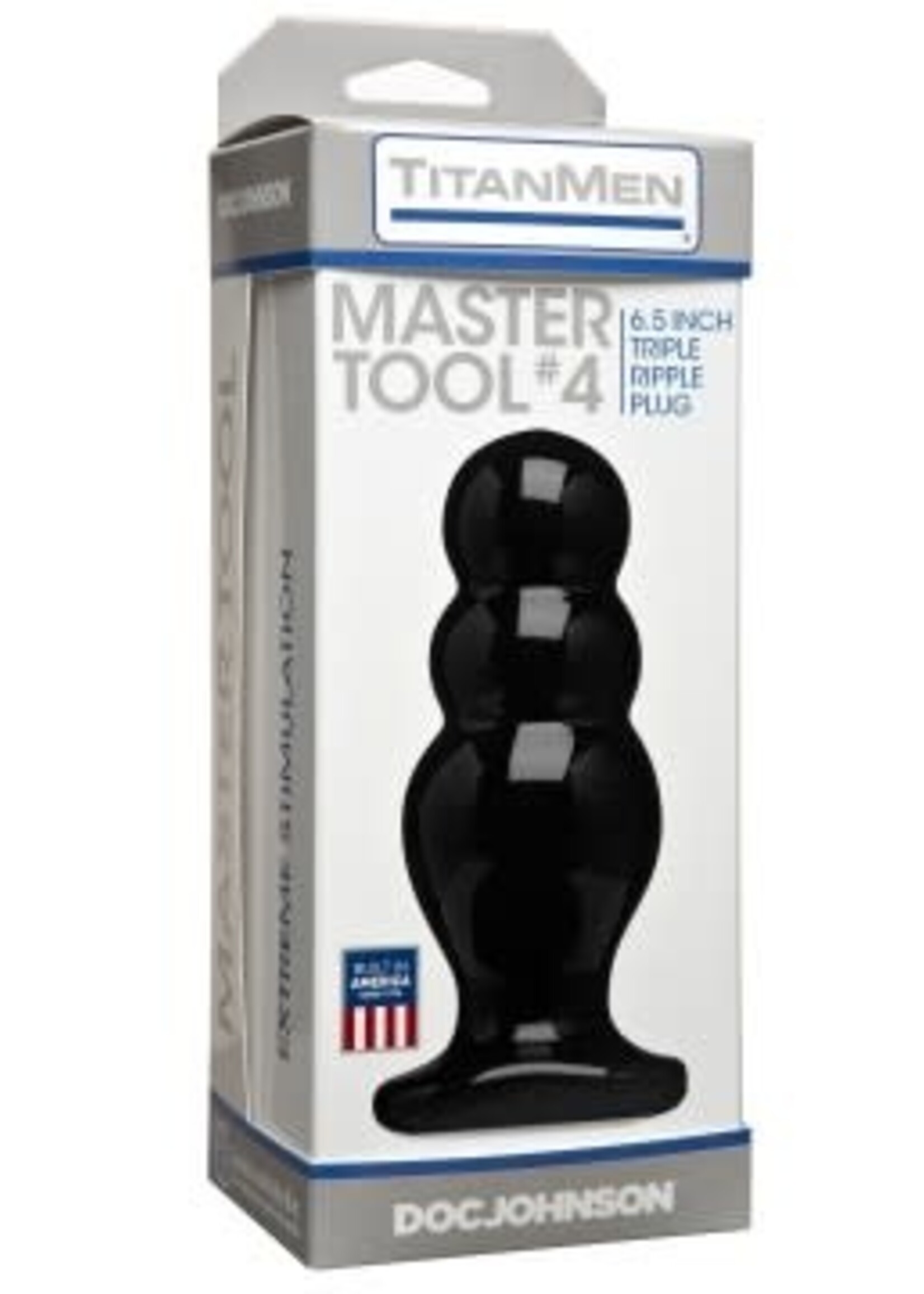 Doc Johnson Titanmen Tool - Master #4 - Black