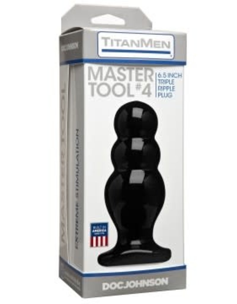 Doc Johnson Titanmen Tool - Master #4 - Black