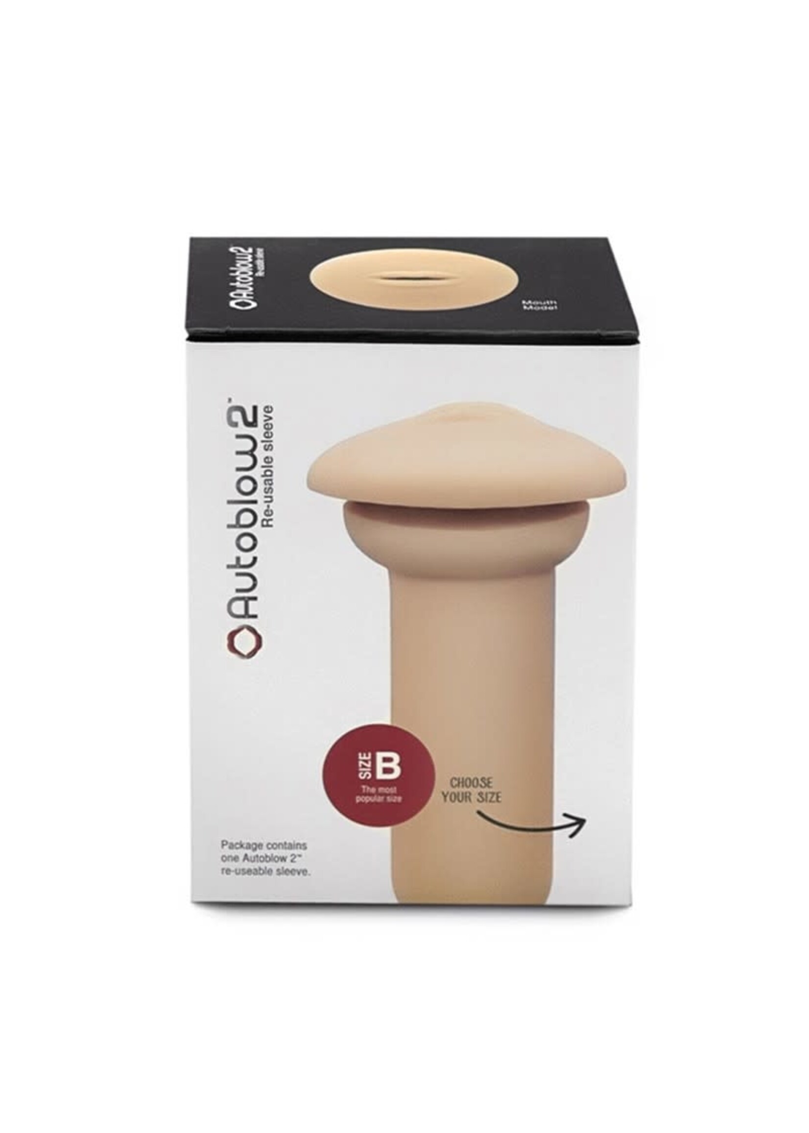 Autoblow AUTOBLOW 2+ REPLACEMENT MOUTH SLEEVE SIZE B