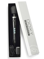 Doxy DOXY Die Cast Plug-In Vibrating Wand Body Massager Metal Black